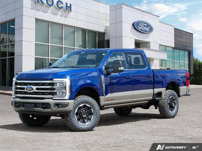 NEW 2026 Ford F-350 Super Duty King Ranch Tremor - Argon Blue/marsh Grey Exterior - $128,017 - Stock #E60597 - VIN 1FT8W3BM6TEE28133