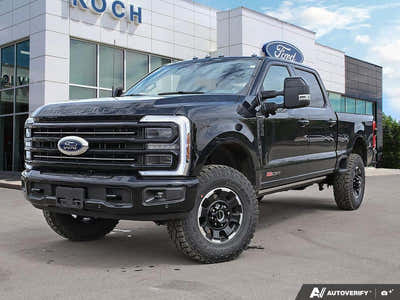 NEW 2026 Ford F-350 Super Duty Platinum Tremor - Agate Black Exterior - $127,453 - Stock #E60443 - VIN 1FT8W3BM7TED99614