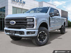 NEW 2026 Ford F-350 Super Duty Platinum - Glacier Gray Exterior - $128,253 - Stock #E60442 - VIN 1FT8W3BM1TED99091