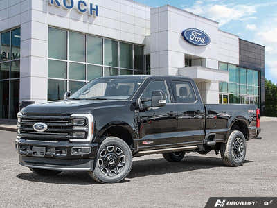 NEW 2026 Ford F-350 Super Duty Platinum Long Box - Agate Black Exterior - $126,898 - Stock #E60376 - VIN 1FT8W3BM2TED95941