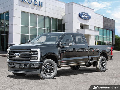NEW 2026 Ford F-350 Super Duty Platinum Long Box - Agate Black Exterior - $126,898 - Stock #E60376 - VIN 1FT8W3BM2TED95941
