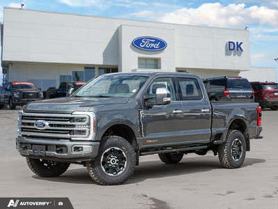 NEW 2026 Ford F-350 Super Duty Platinum - Carbonized Grey Metallic Exterior - $133,960 - Stock #D60591 - VIN 1FT8W3BM7TEE31252