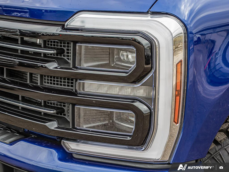 NEW 2026 Ford F-350 Super Duty Platinum Tremor - Argon Blue Metallic Exterior / BLACK ONYX/BLUE LEATHER Interior - $126,893 - Stock #E60017 - VIN 1FT8W3BM1TEC04574 - Photo 10