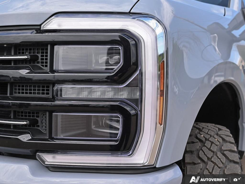 NEW 2026 Ford F-350 Super Duty Platinum Tremor - Glacier Gray Exterior / BLACK ONYX/BLUE LEATHER Interior - $129,903 - Stock #E60442 - VIN 1FT8W3BM1TED99091 - Photo 10