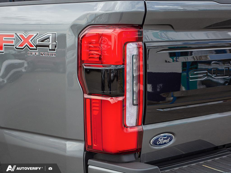 NEW 2026 Ford F-350 Super Duty Platinum - Carbonized Grey Metallic Exterior / BLACK ONYX/BLUE LEATHER Interior - $118,435 - Stock #D60444 - VIN 1FT8W3BMXTEE27115 - Photo 11