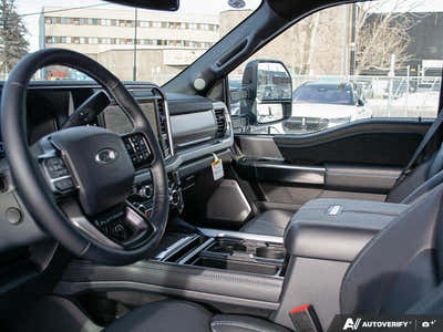 NEW 2026 Ford F-350 Super Duty
 Platinum Tremor Package - Agate Black Exterior / BLACK ONYX/BLUE LEATHER Interior - $129,903 - Stock #E60283 - VIN 1FT8W3BM8TED60496