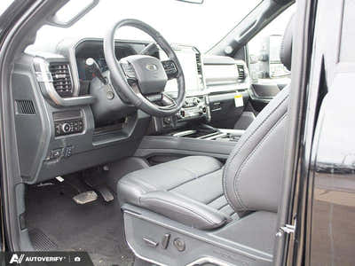 NEW 2026 Ford F-350 Super Duty Platinum - BLACK ONYX/BLUE LEATHER Interior - $124,761 - Stock #D60306 - VIN 1FT8W3BM5TED97599