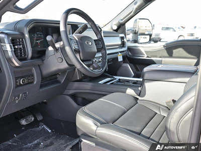 NEW 2026 Ford F-350 Super Duty
 Platinum - Agate Black Exterior / BLACK ONYX/BLUE LEATHER Interior - $130,948 - Stock #E60376 - VIN 1FT8W3BM2TED95941