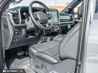 NEW 2026 Ford F-350 Super Duty Platinum - BLACK ONYX/BLUE LEATHER Interior - $121,361 - Stock #D60348 - VIN 1FT8W3BT2TEE05424