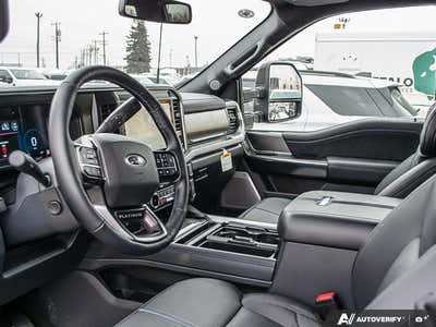 NEW 2026 Ford F-350 Super Duty Platinum - BLACK ONYX/BLUE LEATHER Interior - $135,503 - Stock #E60443 - VIN 1FT8W3BM7TED99614