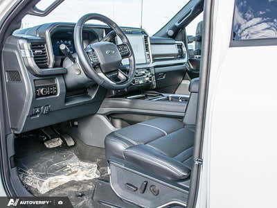 NEW 2026 Ford F-350 Super Duty Platinum - BLACK ONYX/BLUE LEATHER Interior - $122,161 - Stock #D60408 - VIN 1FT8W3BT9TEE27596