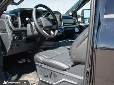 NEW 2026 Ford F-350 Super Duty Platinum - BLACK ONYX/BLUE LEATHER Interior - $124,761 - Stock #D60434 - VIN 1FT8W3BM6TEE29167