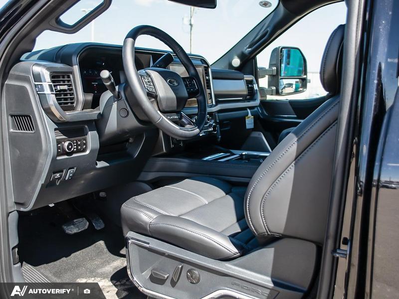 NEW 2026 Ford F-350 Super Duty Platinum - Agate Black Exterior / BLACK ONYX/BLUE LEATHER Interior - $126,361 - Stock #D60412 - VIN 1FT8W3BM0TEE29438 - Photo 13