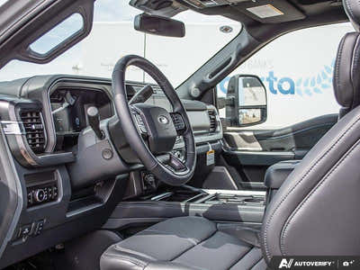 NEW 2026 Ford F-350 Super Duty Platinum Tremor - BLACK ONYX/BLUE LEATHER Interior - $127,453 - Stock #E60547 - VIN 1FT8W3BMXTEE28748