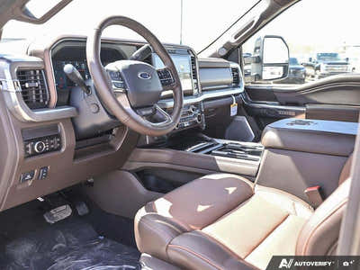 NEW 2026 Ford F-350 Super Duty King Ranch Long Box - JAVA LEATHER Interior - $131,312 - Stock #E60648 - VIN 1FT8W3BM9TEE28062