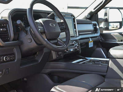 NEW 2026 Ford F-350 Super Duty Platinum Tremor Package - BLACK ONYX/BLUE LEATHER Interior - $131,203 - Stock #E60247 - VIN 1FT8W3BM5TED66353