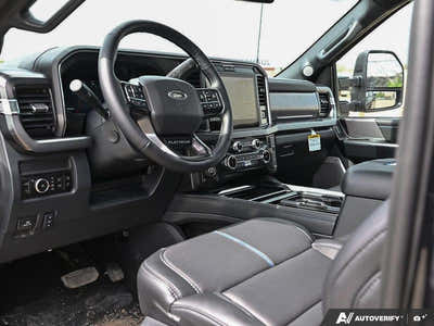 NEW 2026 Ford F-350 Super Duty Platinum Tremor - BLACK ONYX/BLUE LEATHER Interior - $127,453 - Stock #E60443 - VIN 1FT8W3BM7TED99614