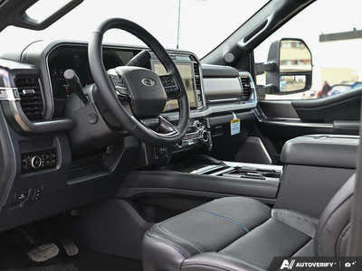 NEW 2026 Ford F-350 Super Duty Platinum - BLACK ONYX/BLUE LEATHER Interior - $128,253 - Stock #E60442 - VIN 1FT8W3BM1TED99091