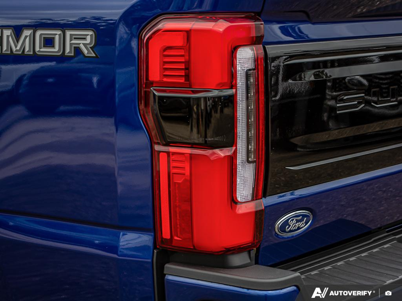 NEW 2026 Ford F-350 Super Duty Platinum Tremor - Argon Blue Metallic Exterior / BLACK ONYX/BLUE LEATHER Interior - $126,893 - Stock #E60017 - VIN 1FT8W3BM1TEC04574 - Photo 12