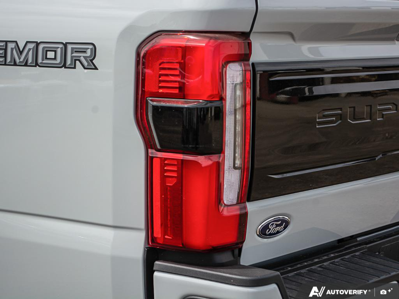 NEW 2026 Ford F-350 Super Duty Platinum Tremor - Avalanche Exterior / BLACK ONYX/BLUE LEATHER Interior - $126,953 - Stock #E60547 - VIN 1FT8W3BMXTEE28748 - Photo 12
