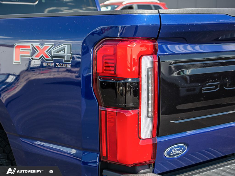 NEW 2026 Ford F-350 Super Duty Platinum - Argon Blue Metallic Exterior / BLACK ONYX/BLUE LEATHER Interior - $115,248 - Stock #D60599 - VIN 1FT8W3BT6TEE88940 - Photo 12