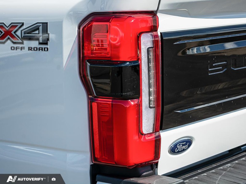 NEW 2026 Ford F-350 Super Duty Platinum - Star White Tri-Coat Exterior / BLACK ONYX/BLUE LEATHER Interior - $116,436 - Stock #D60597 - VIN 1FT8W3BT7TEE90714 - Photo 12
