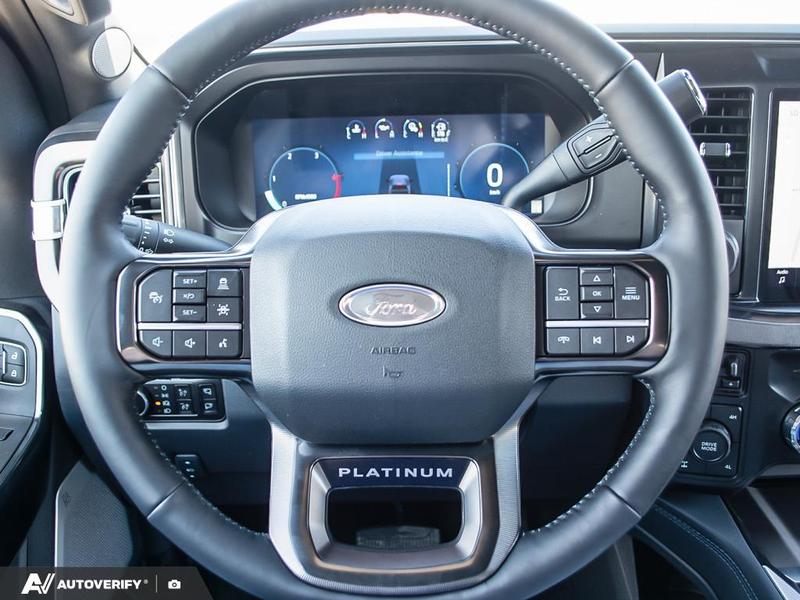 NEW 2026 Ford F-350 Super Duty Platinum - Agate Black Exterior / BLACK ONYX/BLUE LEATHER Interior - $126,361 - Stock #D60412 - VIN 1FT8W3BM0TEE29438 - Photo 14