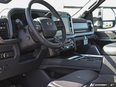 NEW 2026 Ford F-350 Super Duty Platinum Tremor - BLACK ONYX/BLUE LEATHER Interior - $128,153 - Stock #E60247 - VIN 1FT8W3BM5TED66353