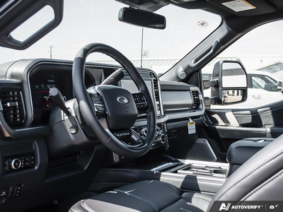 NEW 2026 Ford F-350 Super Duty Platinum Long Box - BLACK ONYX/BLUE LEATHER Interior - $126,898 - Stock #E60376 - VIN 1FT8W3BM2TED95941