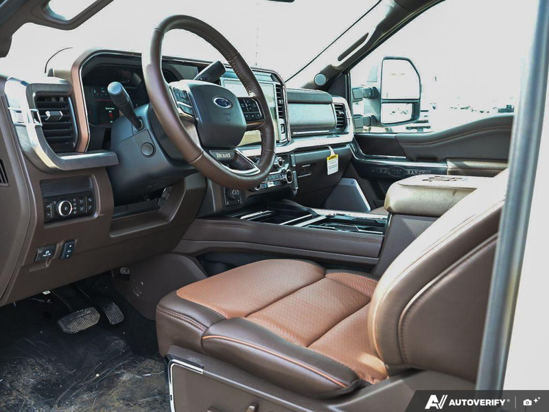 NEW 2026 Ford F-350 Super Duty King Ranch Tremor - Star White/marsh Grey Accent Exterior / JAVA LEATHER Interior - $127,842 - Stock #E60354 - VIN 1FT8W3BM4TED76839 - Photo 13