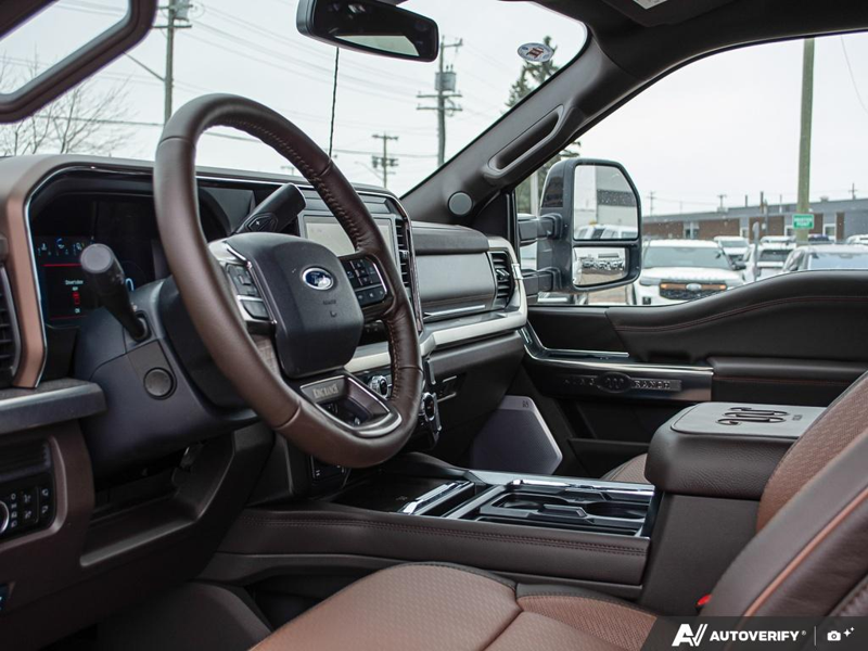 NEW 2026 Ford F-350 Super Duty King Ranch - Oxford White/marsh Grey Exterior / JAVA LEATHER Interior - $111,676 - Stock #E60467 - VIN 1FT8W3BT1TEE00845 - Photo 13