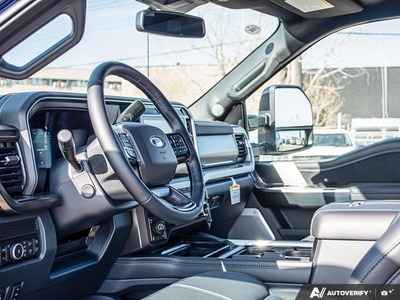 NEW 2026 Ford F-350 Super Duty Platinum Tremor - BLACK ONYX/BLUE LEATHER Interior - $127,453 - Stock #E60534 - VIN 1FT8W3BMXTEE28331