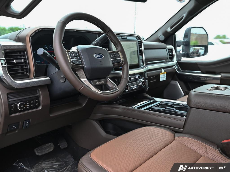 NEW 2026 Ford F-350 Super Duty King Ranch DRW - Agate Black/marsh Grey Accent Exterior / JAVA LEATHER Interior - $119,846 - Stock #E60579 - VIN 1FT8W3DMXTEE36829 - Photo 13