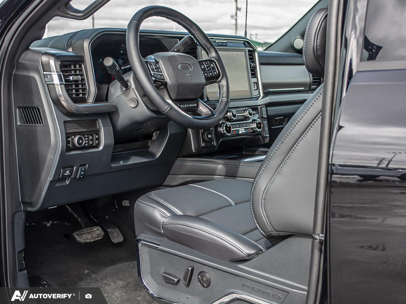 NEW 2026 Ford F-350 Super Duty Platinum - Agate Black Exterior / BLACK ONYX/BLUE LEATHER Interior - $115,261 - Stock #D60311 - VIN 1FT8W3BT6TED85081 - Photo 13