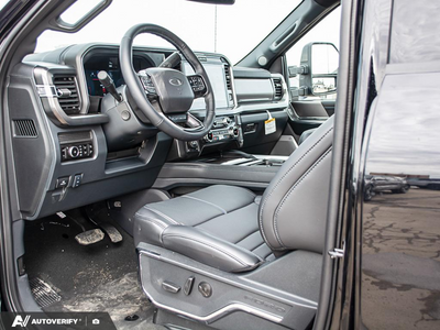 NEW 2026 Ford F-350 Super Duty Platinum - BLACK ONYX/BLUE LEATHER Interior - $125,316 - Stock #D60355 - VIN 1FT8W3BT0TEE03431