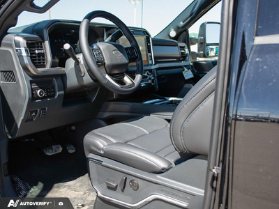 NEW 2026 Ford F-350 Super Duty Platinum - BLACK ONYX/BLUE LEATHER Interior - $125,161 - Stock #D60434 - VIN 1FT8W3BM6TEE29167