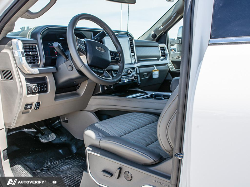 NEW 2026 Ford F-350 Super Duty Platinum - Star White Tri-coat Metallic Exterior / SMOKED TRUFFLE LEATHER Interior - $125,086 - Stock #D60606 - VIN 1FT8W3BM8TEE26769 - Photo 13
