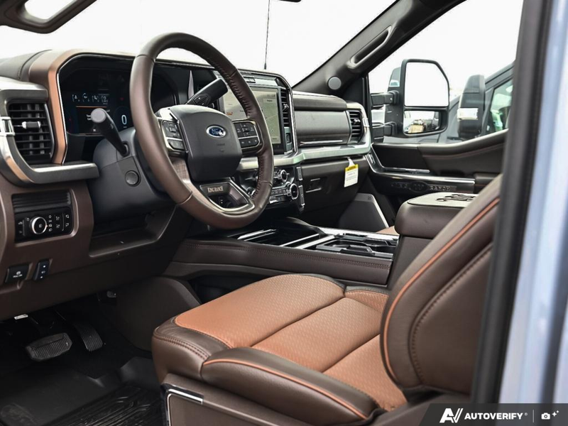 NEW 2026 Ford F-350 Super Duty King Ranch - Glacier Gray Exterior / JAVA LEATHER Interior - $122,531 - Stock #E60948 - VIN 1FT8W3BM6TEE96111 - Photo 13