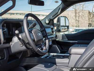 NEW 2026 Ford F-350 Super Duty Platinum - BLACK ONYX/BLUE LEATHER Interior - $120,989 - Stock #E60567 - VIN 1FT8W3BM4TEE27904