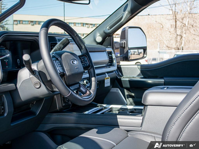 NEW 2026 Ford F-350 Super Duty Platinum - BLACK ONYX/BLUE LEATHER Interior - $120,285 - Stock #E60572 - VIN 1FT8W3BM9TEE28806