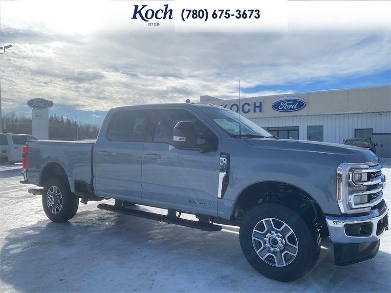 NEW 2026 Ford F-350 Super Duty Lariat - Glacier Gray Exterior / BLACK LEATHER Interior - $111,398 - Stock #A26106 - VIN 1FT8W3BT1TED89765 - Photo 14