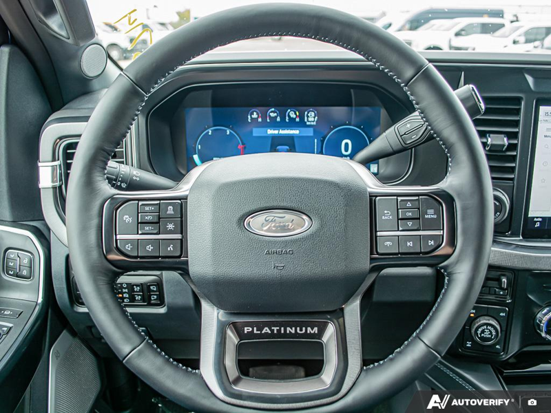 NEW 2026 Ford F-350 Super Duty Platinum Tremor - Argon Blue Metallic Exterior / BLACK ONYX/BLUE LEATHER Interior - $126,893 - Stock #E60017 - VIN 1FT8W3BM1TEC04574 - Photo 14