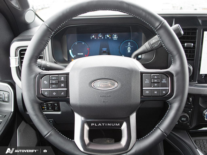 NEW 2026 Ford F-350 Super Duty Platinum - Agate Black Exterior / BLACK ONYX/BLUE LEATHER Interior - $118,435 - Stock #D60306 - VIN 1FT8W3BM5TED97599 - Photo 14