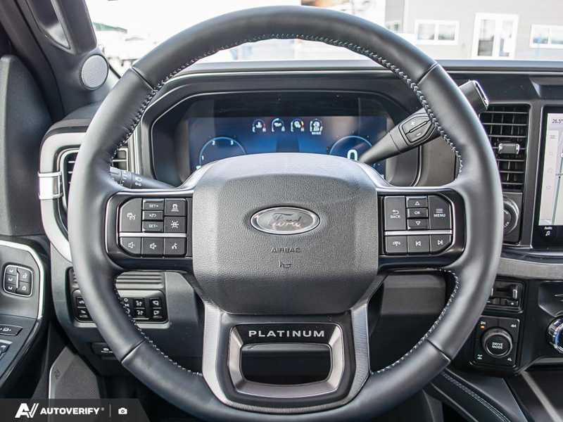 NEW 2026 Ford F-350 Super Duty Platinum - Agate Black Exterior / BLACK ONYX/BLUE LEATHER Interior - $115,261 - Stock #D60311 - VIN 1FT8W3BT6TED85081 - Photo 14