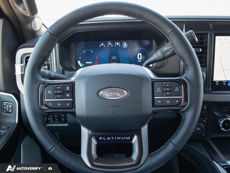 NEW 2026 Ford F-350 Super Duty Platinum - Agate Black Exterior / BLACK ONYX/BLUE LEATHER Interior - $118,435 - Stock #D60434 - VIN 1FT8W3BM6TEE29167 - Photo 14