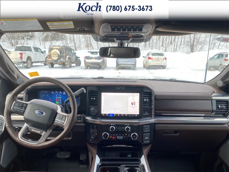 NEW 2026 Ford F-350 Super Duty King Ranch - Star White/marsh Grey Accent Exterior / JAVA LEATHER Interior - $119,768 - Stock #A26018 - VIN 1FT8W3BT8TED18353 - Photo 19