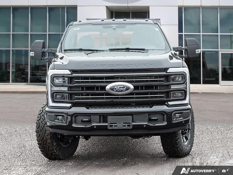 NEW 2026 Ford F-350 Super Duty Platinum Tremor - Agate Black Exterior / BLACK ONYX/BLUE LEATHER Interior - $128,953 - Stock #E60443 - VIN 1FT8W3BM7TED99614 - Photo 2