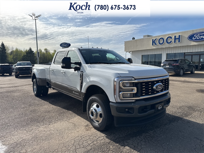 NEW 2026 Ford F-350 Super Duty King Ranch - Star White Tri-coat Metallic Exterior - $124,339 - Stock #A26200 - VIN 1FT8W3DTXTEE46591