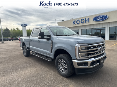 NEW 2026 Ford F-350 Super Duty Lariat - Glacier Gray Exterior - $110,398 - Stock #A26106 - VIN 1FT8W3BT1TED89765