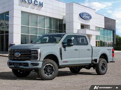NEW 2026 Ford F-350 Super Duty Platinum Tremor - Glacier Gray Exterior - $125,693 - Stock #E60035 - VIN 1FT8W3BM4TEC29646